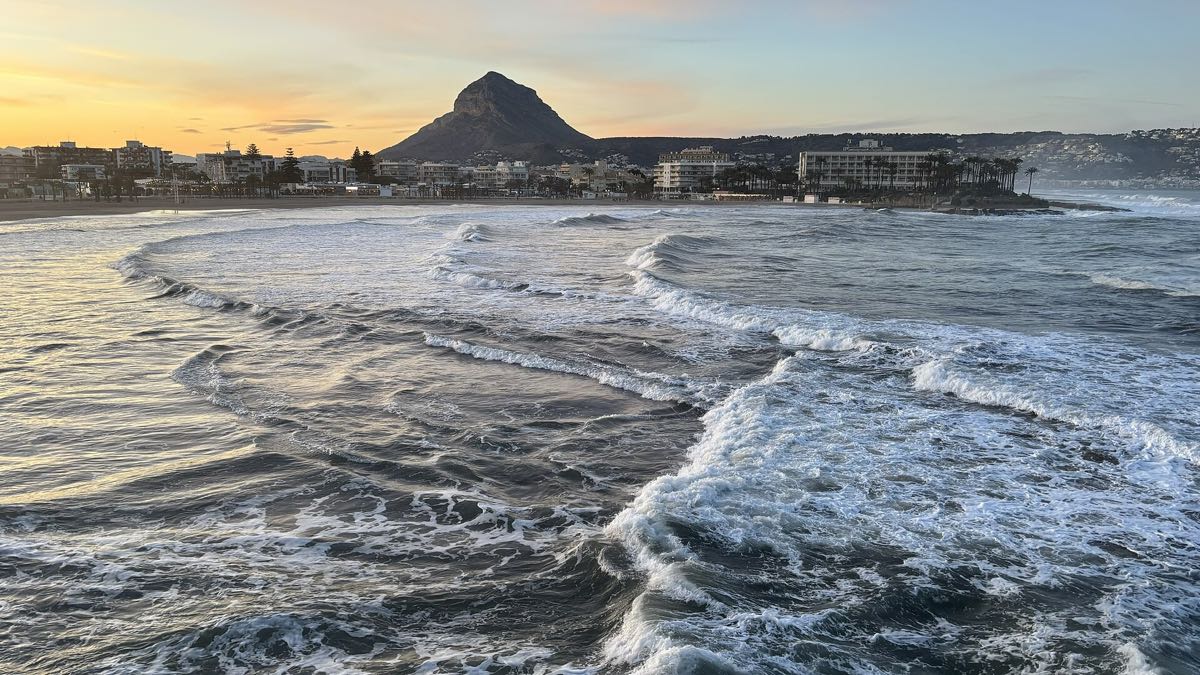 The Montgó massif rising over Jávea