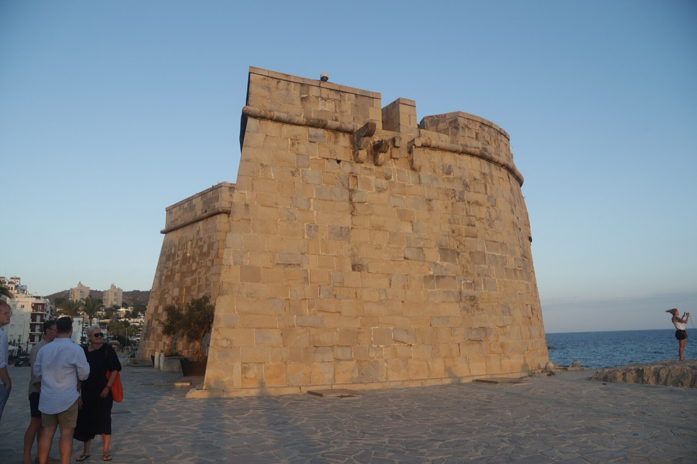 The 18th-century castle on Moraira seafront